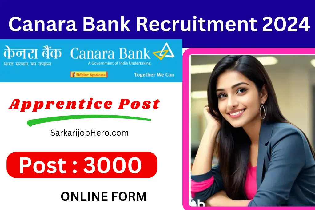 Canara Bank Apprentice Recruitment 2024 