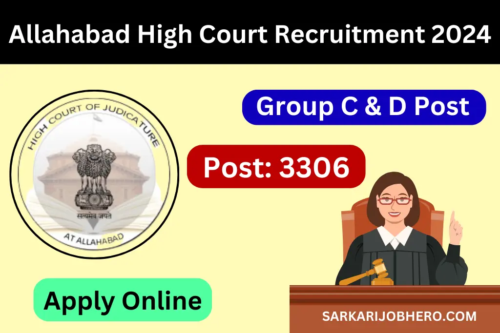 Allahabad High Court Group C & D Recruitment 2024